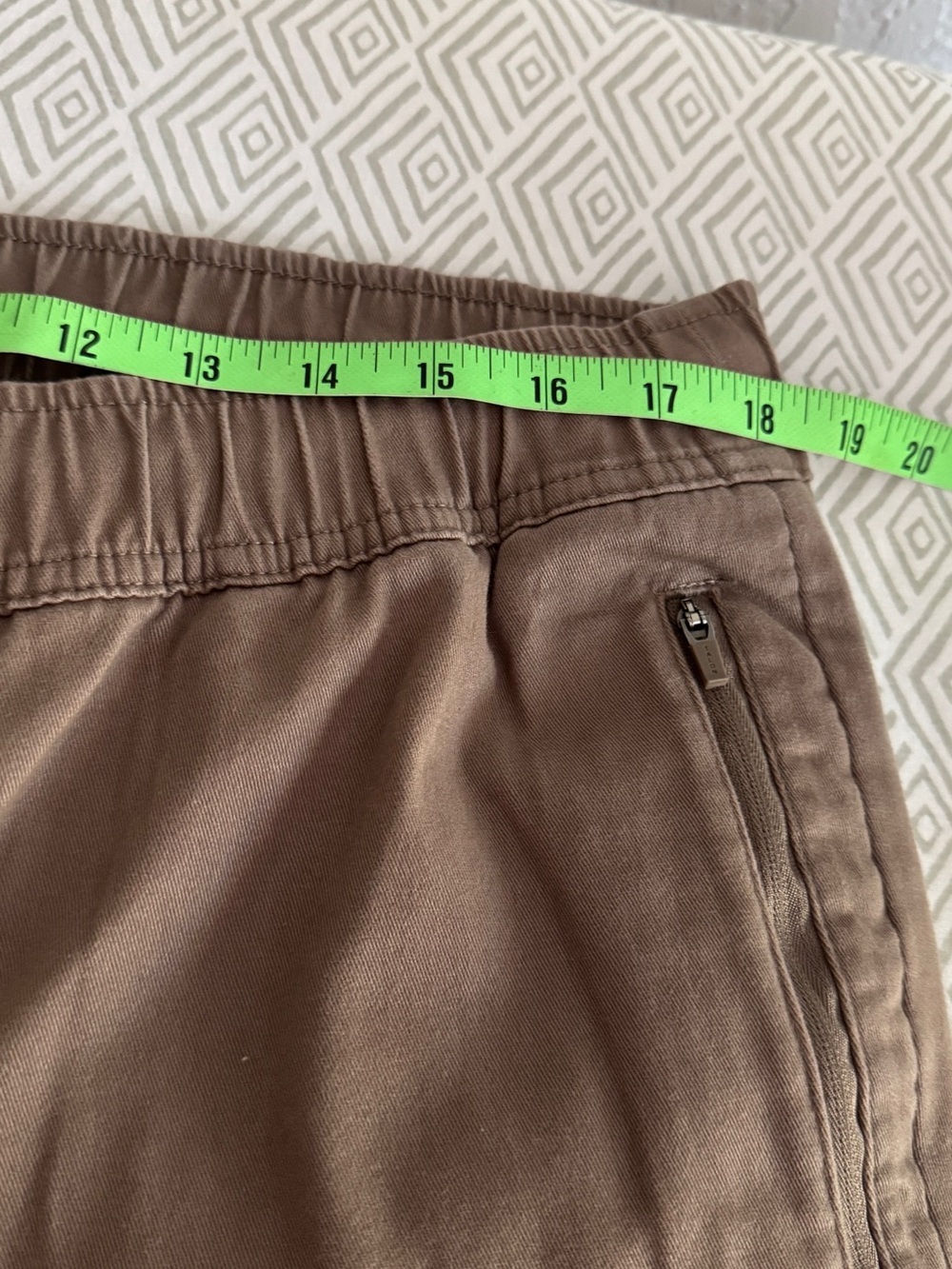 Eddie Bauer Casual Elastic-Waist Pants in Taupe - Picture 7 of 9